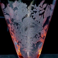 Cambridge # 722 Dresden Rose Etch