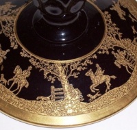Cambridge # 718 Imperial Hunt Scene Etch