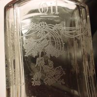 Central #  5 Scott's Morning Glory Etch on Unknown Salad Dressing Bottle
