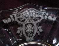Central #425 Wheeling Floral Etch