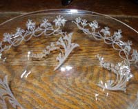 Central # 22 Floral Trumpets Etch