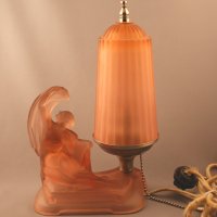 L. E. Smith Reclining Nude with a Harp Lamp