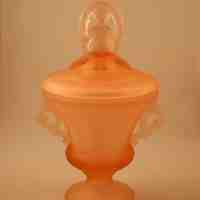 L. E. Smith "Spring Nymph" Powder Jar