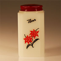 Tipp City Poinsettia Flour Shaker