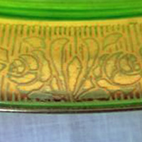 Art Goods & Novelty Co. American Beauty Gold Encrusted Etch