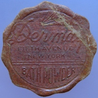 Dermay Bath Powder Label