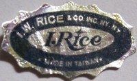 Irice Import Label