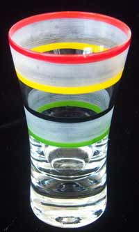 Unknown Striped Shot Glass