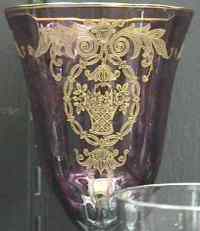 Maryland Glass Co. Basket Etch on Potomac Stem