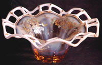 Duncan & Miller # 127  Murano Crimped Bowl
