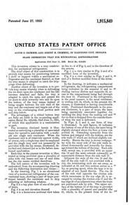 Sneath Refrigerator Tray Patent 1915849-2