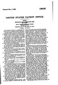 Sneath Refrigerator Container & Lid Patent 1949453-2