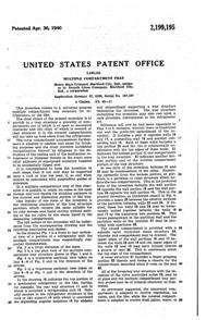 Sneath Refrigerator Tray Patent 2199195-2