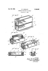Silver City Combination Cardholder & Ashtray Patent 2188692-1