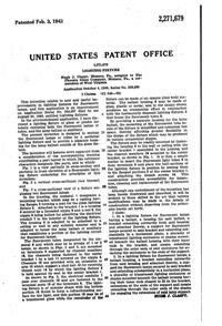 Phoenix Fluorescent Light Fixture Patent 2271679-2