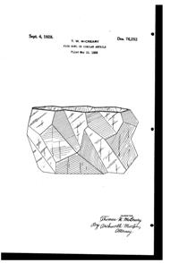 Phoenix Ruba Rombic Bowl Design Patent D 76252-1