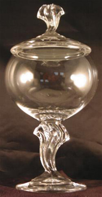Bleikristall, Austria Twist Covered Compote