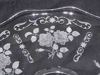 Fostoria # 316 Midnight Rose Etch