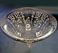 Fostoria # 326  Arcady Etch on #2470 Bowl