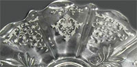 Fostoria # 327 Navarre Etch on Baroque Torte