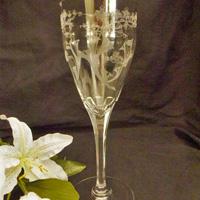 Central Stem w/ #22 Floral Trumpets Etch