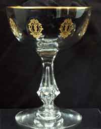 Tiffin #17594 Stem with Palais Versailles Etch