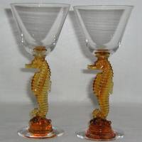 Heisey #5074 Sea Horse Cordial