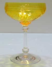 Heisey #3380 Old Dominion Saucer Champagne