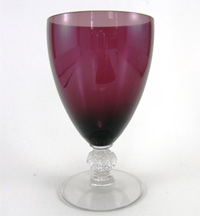 Cambridge #1066 Aurora Goblet & Tumbler