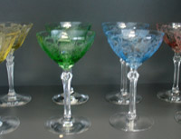 Fostoria  Cocktails with #278 Versailles Etch