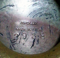 Apollo Mark on Unknown Vase