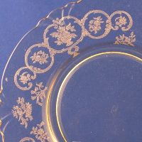 Heisey # 450-!/2 Chintz Etch