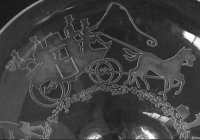 Heisey # 467 Tally Ho Etch
