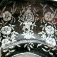 Heisey # 501 Belle-Le-Rose Etch