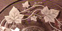 Heisey # 516 Plantation Ivy Etch