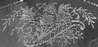 Heisey # 456 Titania Etch