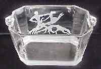 Heisey #5003 Nimrod Sand Carving