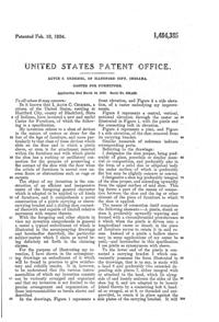 Sneath Furniture Caster Patent 1484385-2