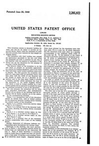 National Silver Deposit Ware Tantalus Patent 2205922-2