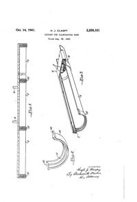 Phoenix Fluorescent Light Fixture Support Patent 2259151-1