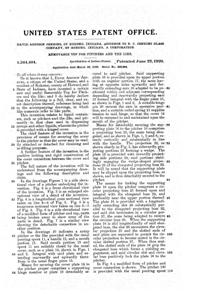 Jenkins Removable Top for Molasses Pitchers Patent 1344404-2