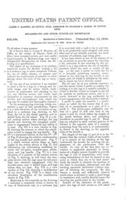 U. S. Glass Jug Top Patent  952428-3