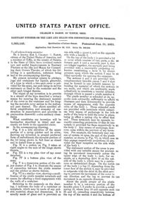 U. S. Glass Jug Top Patent 1365145-2