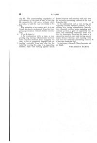 U. S. Glass Car Vase Holder Patent 1712066-3