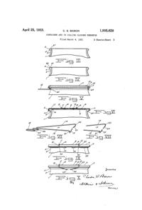 U. S. Glass Container Lid Patent 1905628-2
