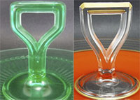 Spade Shaped Handles