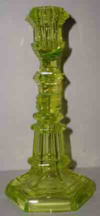 Unknown Vaseline Candlestick