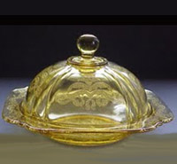 Indiana Recollection Butter Dish and Cover