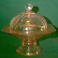 Indiana Recollection Footed Butter and Goblet