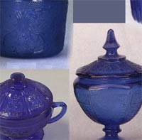 Fantasy Cobalt Depression Glass